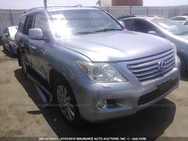 JTJHY7AX7A4053544 - 2010 LEXUS LX 570 GRAY photo 1