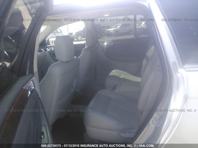 2A8GF68X77R364636 - 2007 CHRYSLER PACIFICA TOURING SILVER photo 8