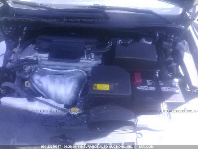 4T1BF1FKXFU042792 - 2015 TOYOTA CAMRY LE/XLE/SE/XSE BLACK photo 10