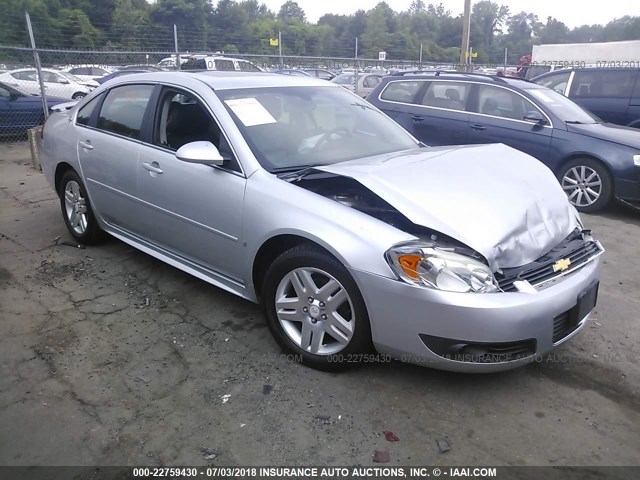 2G1WC57M491318754 - 2009 CHEVROLET IMPALA 2LT SILVER photo 1