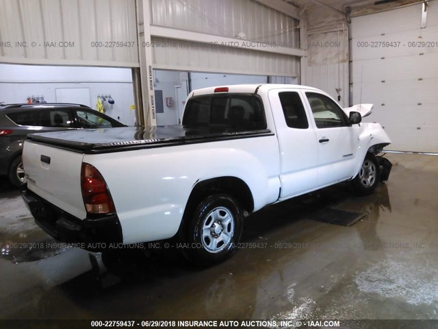 5TETX22N46Z280740 - 2006 TOYOTA TACOMA ACCESS CAB Ақ фото 4