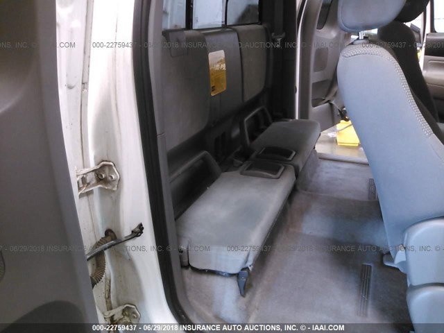 5TETX22N46Z280740 - 2006 TOYOTA TACOMA ACCESS CAB Ақ фото 8