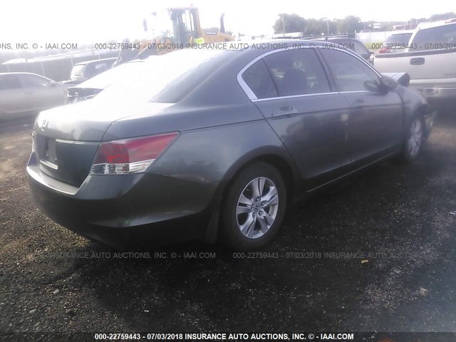 JHMCP26409C004123 - 2009 HONDA ACCORD LXP GRAY photo 4