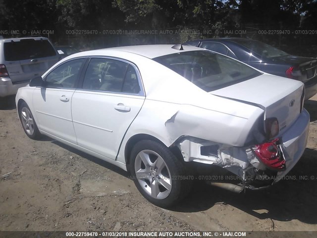 1G1ZB5E0XCF202314 - 2012 CHEVROLET MALIBU LS თეთრი ფოტო 3