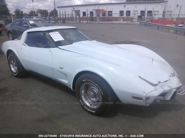 1Z8789S421801 - 1979 CHEV CORVETTE  Light Blue photo 1