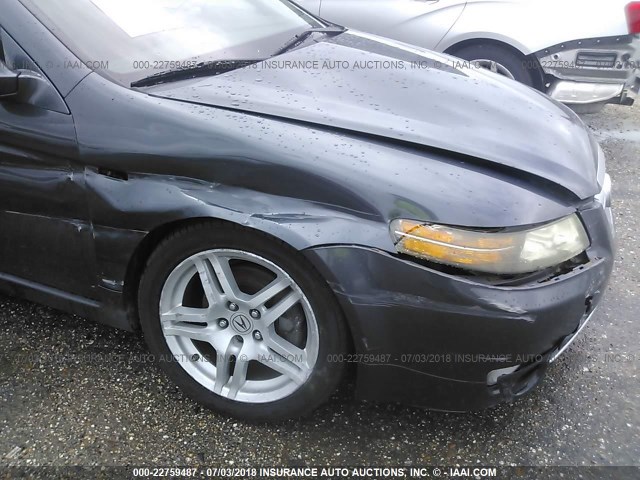 19UUA66237A014345 - 2007 ACURA TL Dark Blue photo 6