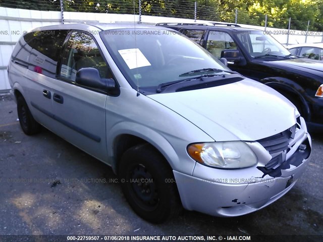 1D4GP24R26B534227 - 2006 DODGE GRAND CARAVAN SE SILVER photo 1