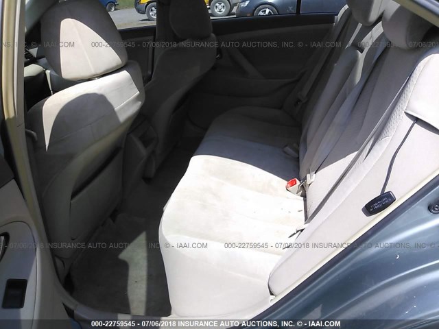 4T1BE46K47U689291 - 2007 TOYOTA CAMRY NEW GENERAT CE/LE/XLE/SE GREEN photo 8