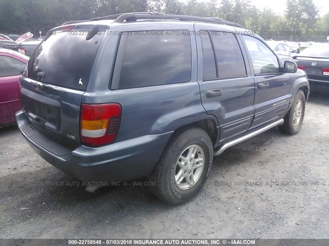 1J4GW48N24C189253 - 2004 JEEP GRAND CHEROKEE LAREDO/COLUMBIA/FREEDOM 蓝色 照片 4