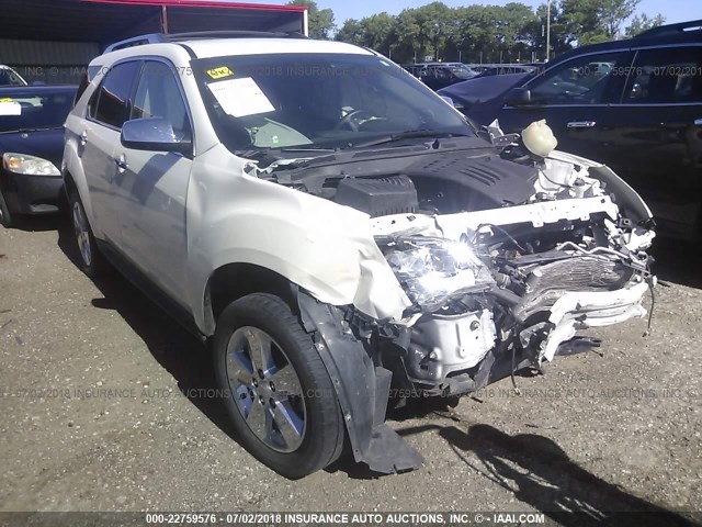 1GNFLGEK6DZ129972 - 2013 CHEVROLET EQUINOX LTZ WHITE photo 6