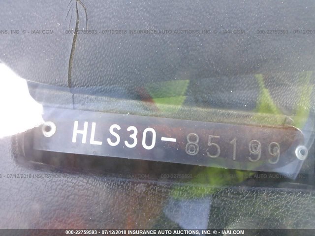 HLS3085199 - 1972 DATSUN 240Z BLACK photo 9
