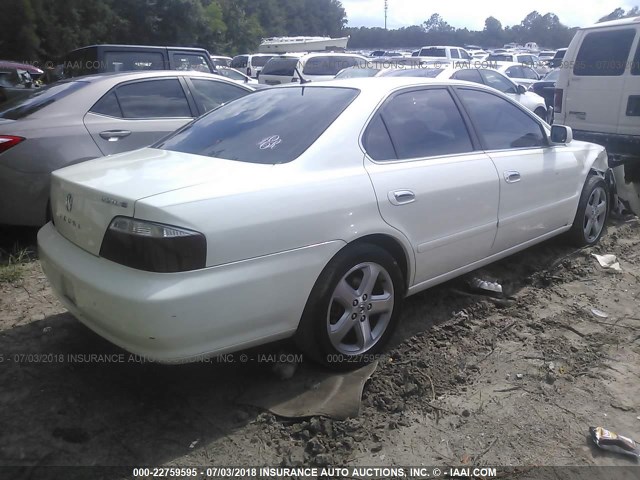 19UUA56983A084800 - 2003 ACURA 3.2TL TYPE-S WHITE photo 4