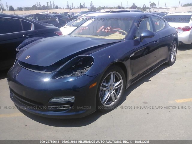 WP0AA2A79BL012528 - 2011 PORSCHE PANAMERA 2/4 BLUE photo 2