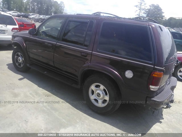 1FMDU75E9YZA64043 - 2000 FORD EXPLORER LIMITED BROWN photo 3