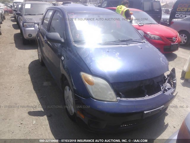 JTKKT624560147211 - 2006 TOYOTA SCION XA BLUE photo 1