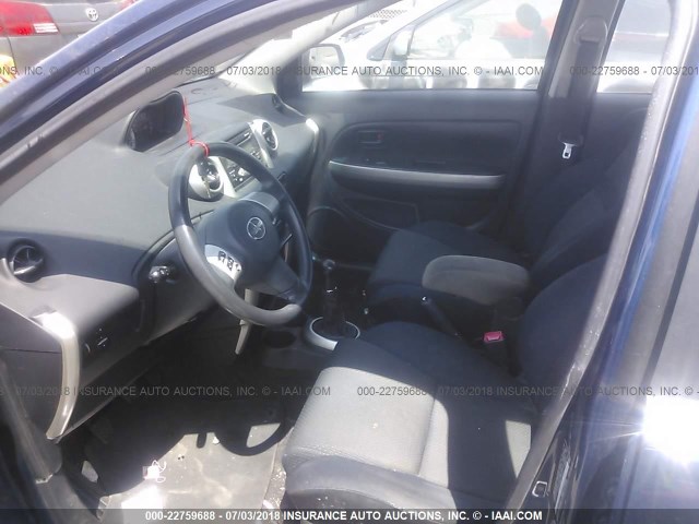 JTKKT624560147211 - 2006 TOYOTA SCION XA BLUE photo 5