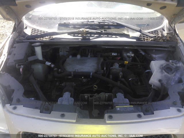 1GNDV23L95D221737 - 2005 CHEVROLET UPLANDER LS GOLD photo 10