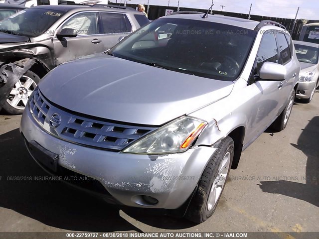 JN8AZ08W33W224954 - 2003 NISSAN MURANO SL/SE SILVER photo 2