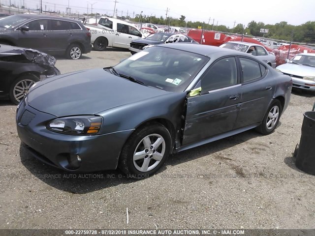 2G2WP552771144340 - 2007 PONTIAC GRAND PRIX Light Blue photo 2