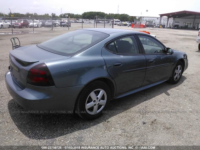 2G2WP552771144340 - 2007 PONTIAC GRAND PRIX Light Blue photo 4