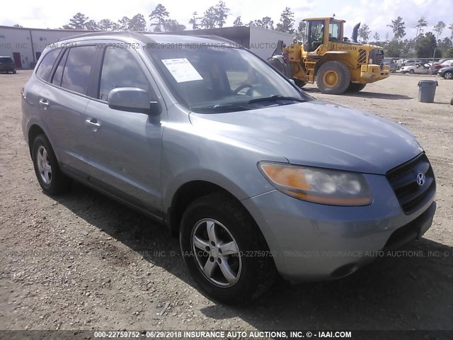 5NMSG13D18H207470 - 2008 HYUNDAI SANTA FE GLS GRAY photo 1