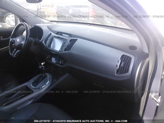 KNDPC3AC6F7771420 - 2015 KIA SPORTAGE EX BLUE photo 5