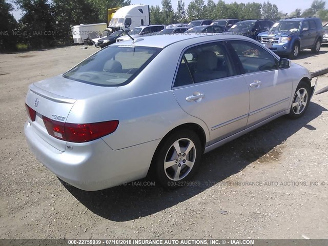 JHMCN36495C012985 - 2005 HONDA ACCORD HYBRID SILVER photo 4