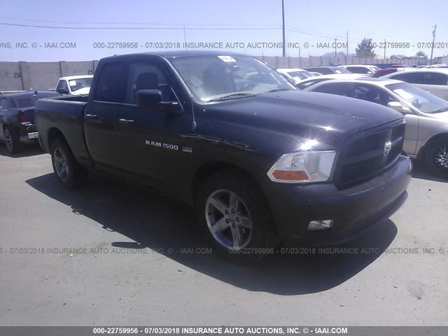 1C6RD7FT8CS171942 - 2012 DODGE RAM 1500 ST BLACK photo 1