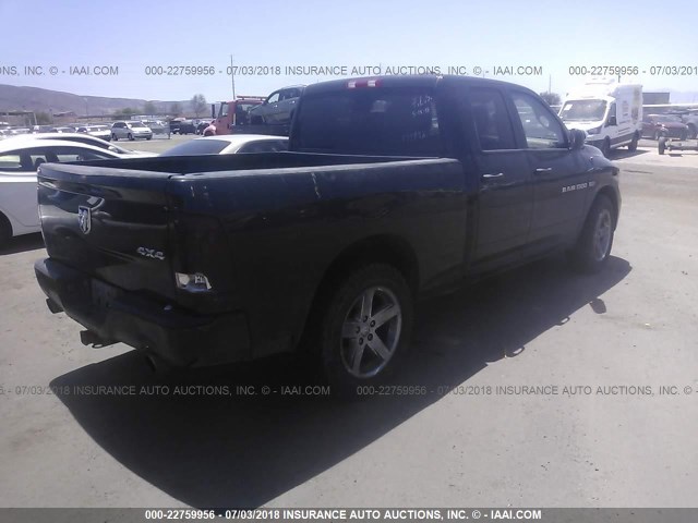 1C6RD7FT8CS171942 - 2012 DODGE RAM 1500 ST BLACK photo 4