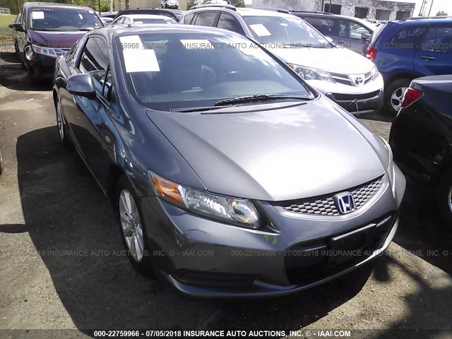 2HGFG3B1XCH534038 - 2012 HONDA CIVIC EXL GRAY photo 1