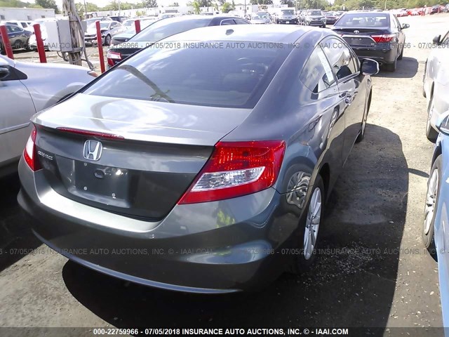 2HGFG3B1XCH534038 - 2012 HONDA CIVIC EXL GRAY photo 4
