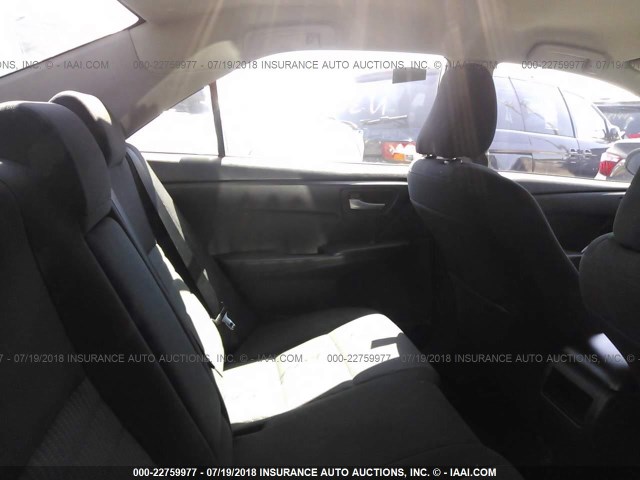4T4BF1FK2FR481913 - 2015 TOYOTA CAMRY LE/XLE/SE/XSE BLACK photo 8