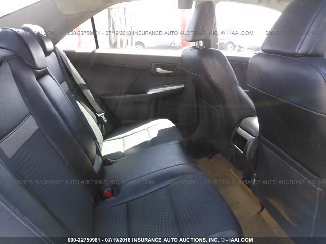4T1BF1FK6EU843735 - 2014 TOYOTA CAMRY L/SE/LE/XLE 黑色 照片 8