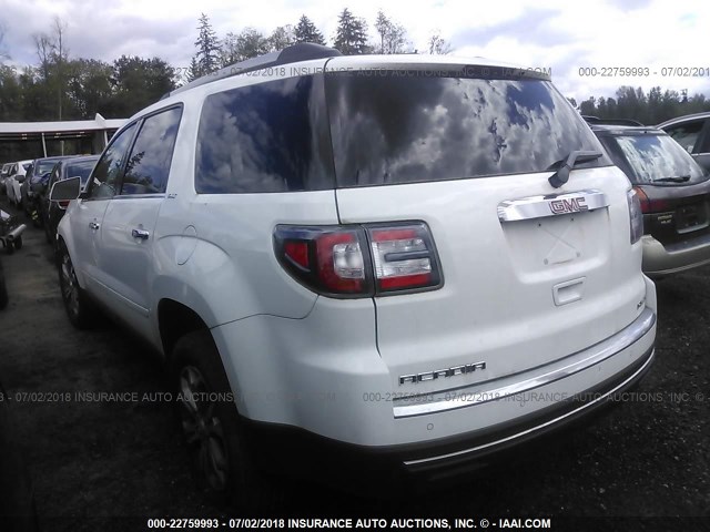 1GKKVRKD4GJ290234 - 2016 GMC ACADIA SLT-1 Biały zdjęcie 3