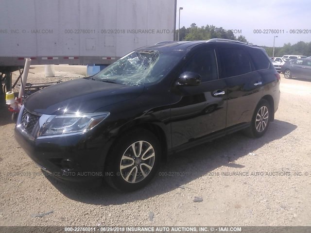 5N1AR2MN2GC625578 - 2016 NISSAN PATHFINDER S/SV/SL/PLATINUM 黑色 照片 2