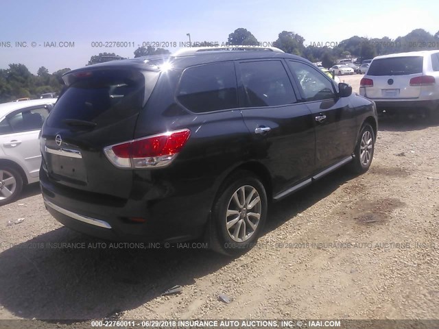 5N1AR2MN2GC625578 - 2016 NISSAN PATHFINDER S/SV/SL/PLATINUM BLACK photo 4