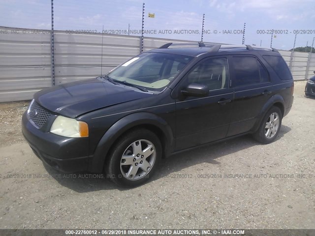 1FMDK031X7GA01542 - 2007 FORD FREESTYLE LIMITED BLACK photo 2