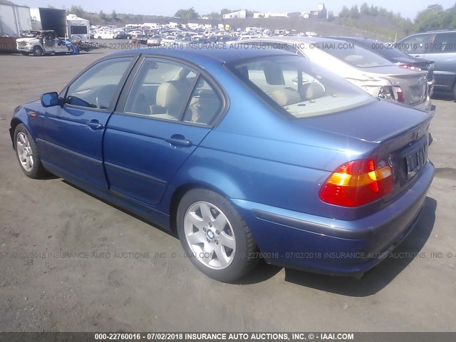 WBAEU33413PM53577 - 2003 BMW 325 XI BLUE photo 3