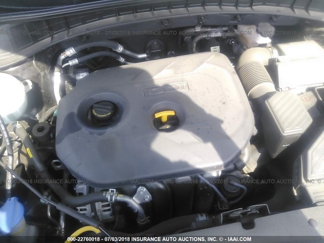 KM8J3CA43HU410886 - 2017 HYUNDAI TUCSON LIMITED/SPORT AND ECO/SE BLACK photo 10