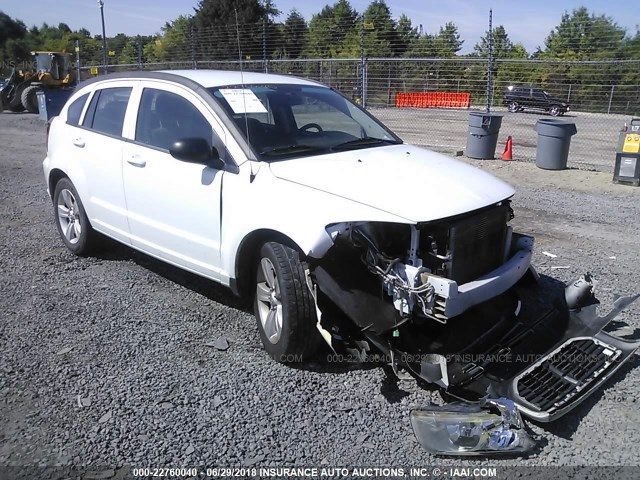 1B3CB3HA9BD269469 - 2011 DODGE CALIBER MAINSTREET WHITE photo 1