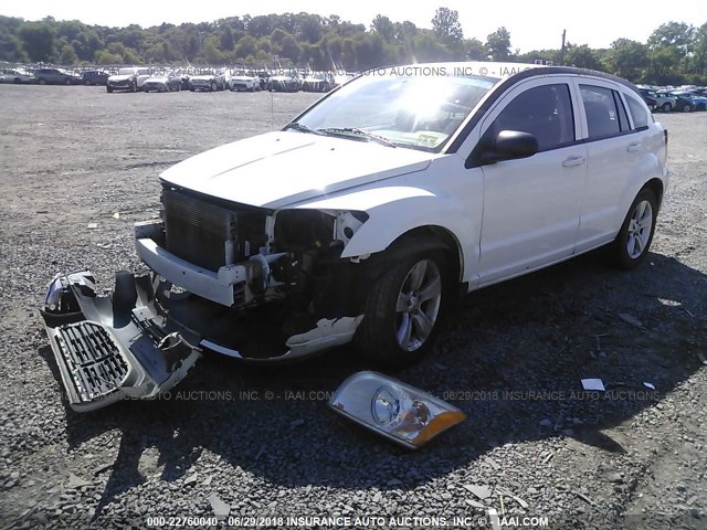 1B3CB3HA9BD269469 - 2011 DODGE CALIBER MAINSTREET WHITE photo 2