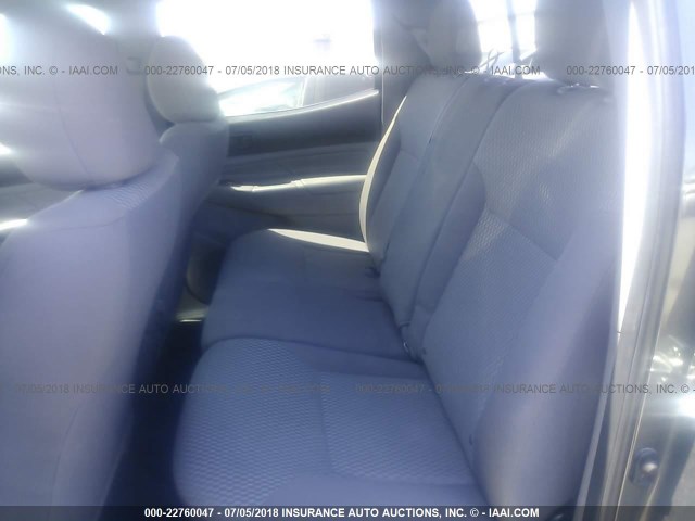 5TFJU4GNXDX049432 - 2013 TOYOTA TACOMA DOUBLE CAB PRERUNNER GRAY photo 8