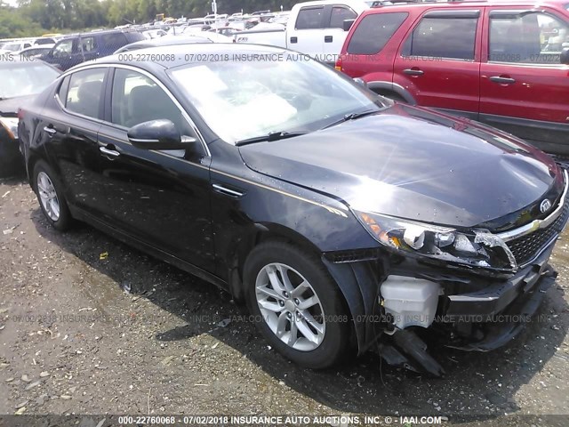 5XXGM4A7XDG130488 - 2013 KIA OPTIMA LX BLACK photo 1