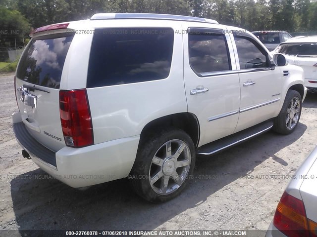 1GYS4BEF7BR275282 - 2011 CADILLAC ESCALADE LUXURY WHITE photo 4