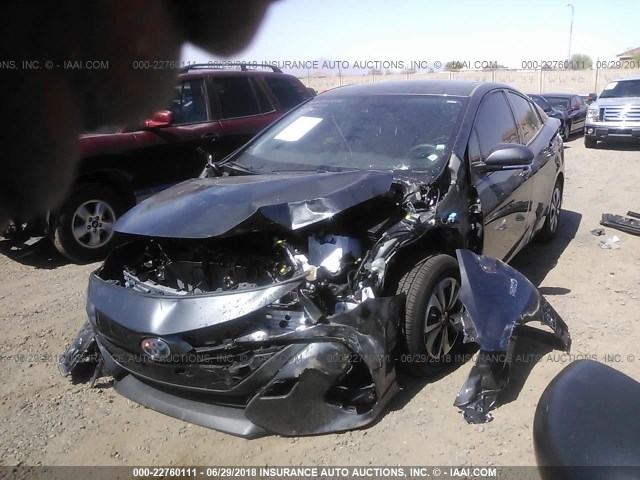 JTDKARFP5J3068969 - 2018 TOYOTA PRIUS PRIME  灰色 照片 2