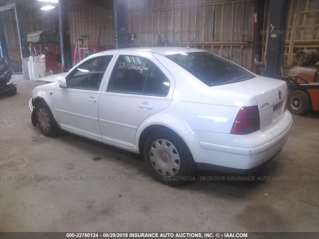 3VWSC29M9XM017918 - 1999 VOLKSWAGEN JETTA GLS WHITE photo 3