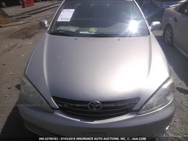 4T1BE30K93U691924 - 2003 TOYOTA CAMRY LE/XLE/SE ოქროსფერი ფოტო 6