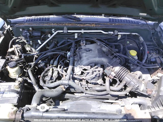 5N1ED28Y72C588038 - 2002 NISSAN XTERRA XE/SE GREEN photo 10