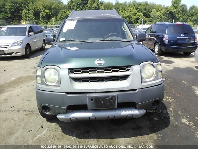 5N1ED28Y72C588038 - 2002 NISSAN XTERRA XE/SE GREEN photo 6