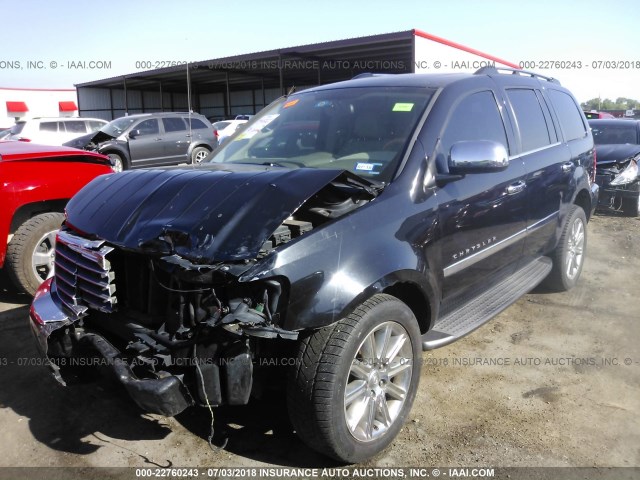 1A8HW58297F547420 - 2007 CHRYSLER ASPEN LIMITED BLACK photo 2